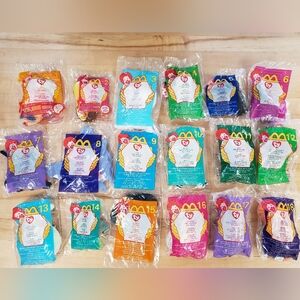 McDonald's TY Teenie Beanie Babies Collectible Set